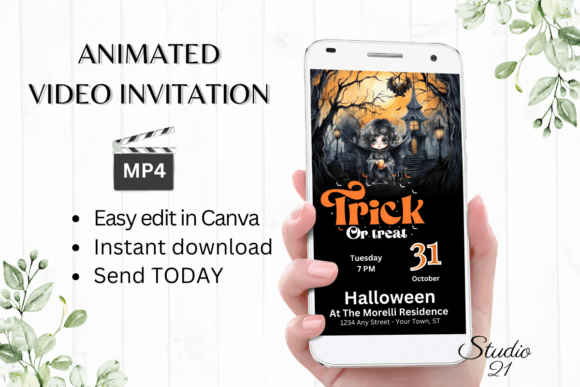 Create Spooktacular Animated Halloween Invites in Minutes