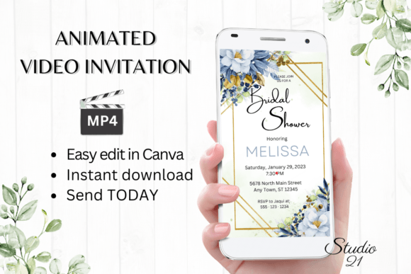 Effortless Elegance: Planning Your Bridal Shower with a Digital Invite