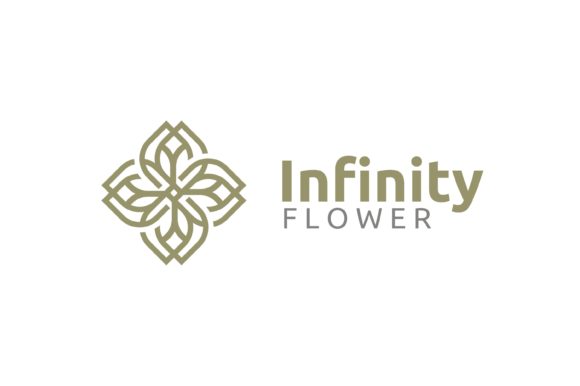 Infinity Flower Logo: A Scalable Vector for Modern Branding
