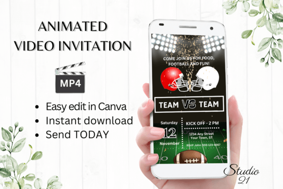 Score a Touchdown with Your Next Party Invite