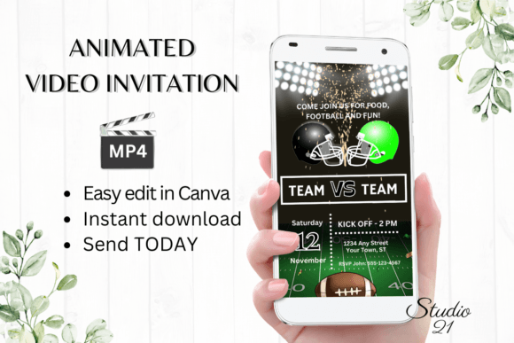 Score the Winning Goal with a Digital Football Game Invitation
