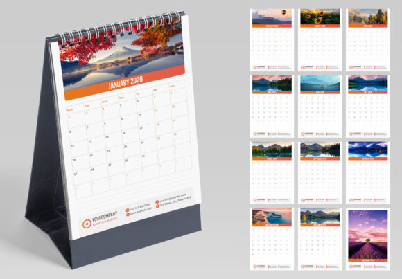 Streamline Your Planning with a Vertical Desk Calendar Template
